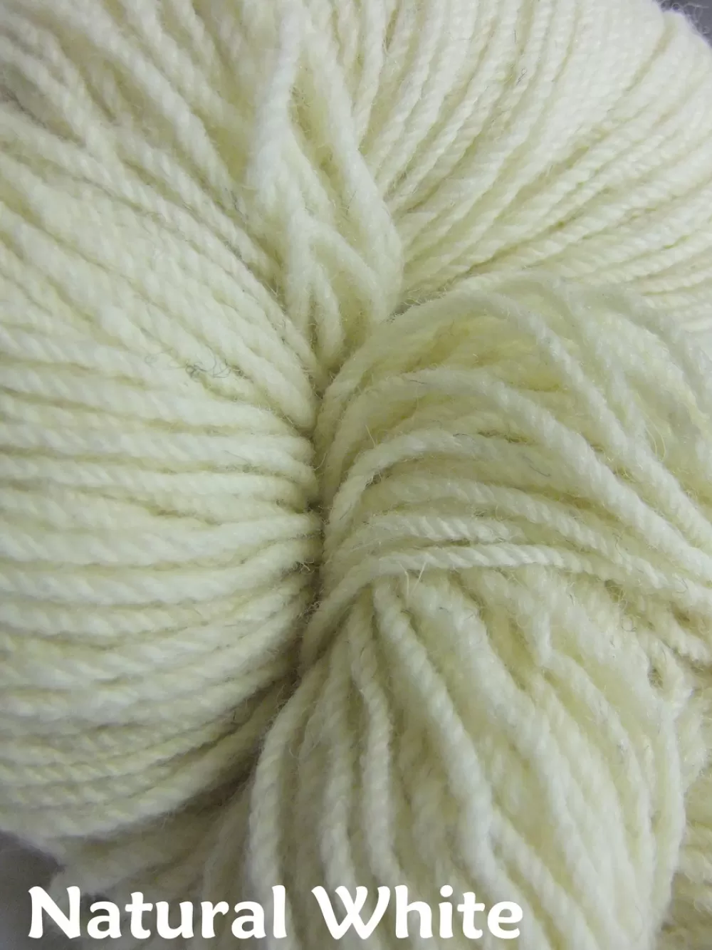 Cheap Aran Wool Knitting Hanks - Natural White Aran Wool