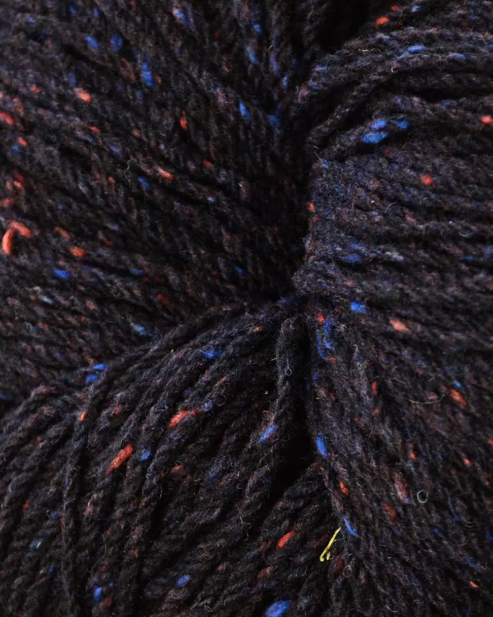 New Aran Wool Knitting Hanks - Navy Charcoal Aran Wool