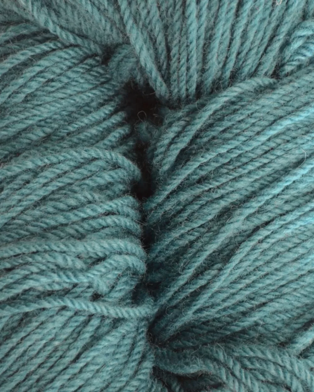 Shop Aran Wool Knitting Hanks - Petrol Aran Wool