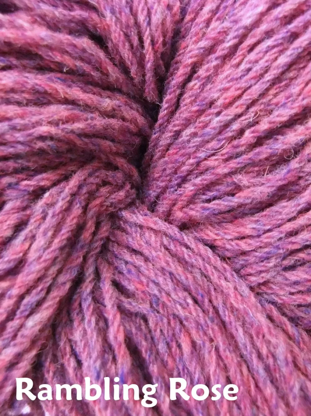 Sale Aran Wool Knitting Hanks - Rambling Rose Aran Wool