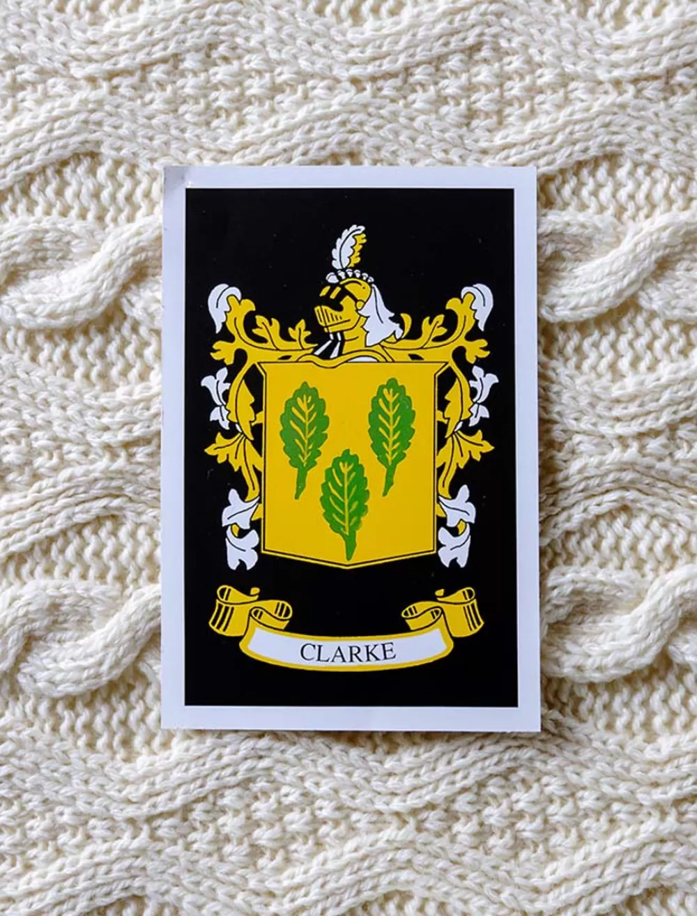 New Clarke Clan Aran Throw Clan Throws