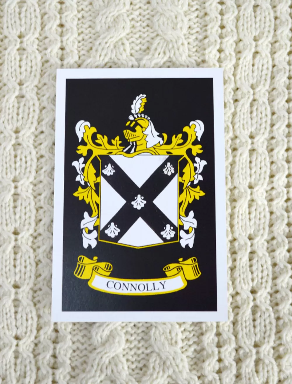 Clearance Connolly Clan Aran Throw Clan Throws