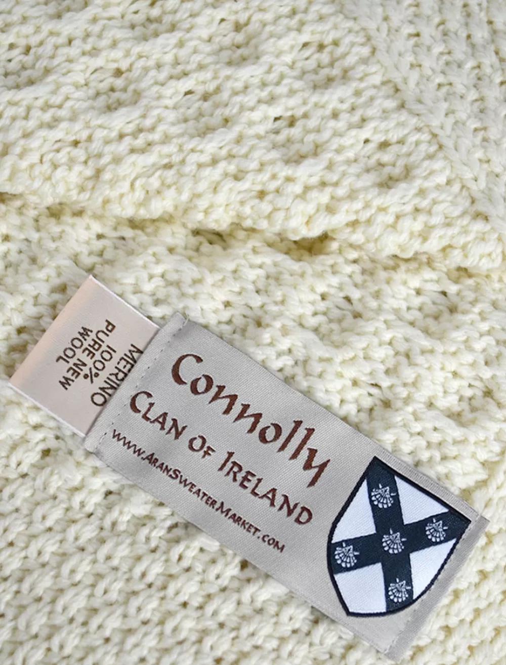 Clearance Connolly Clan Aran Throw Clan Throws