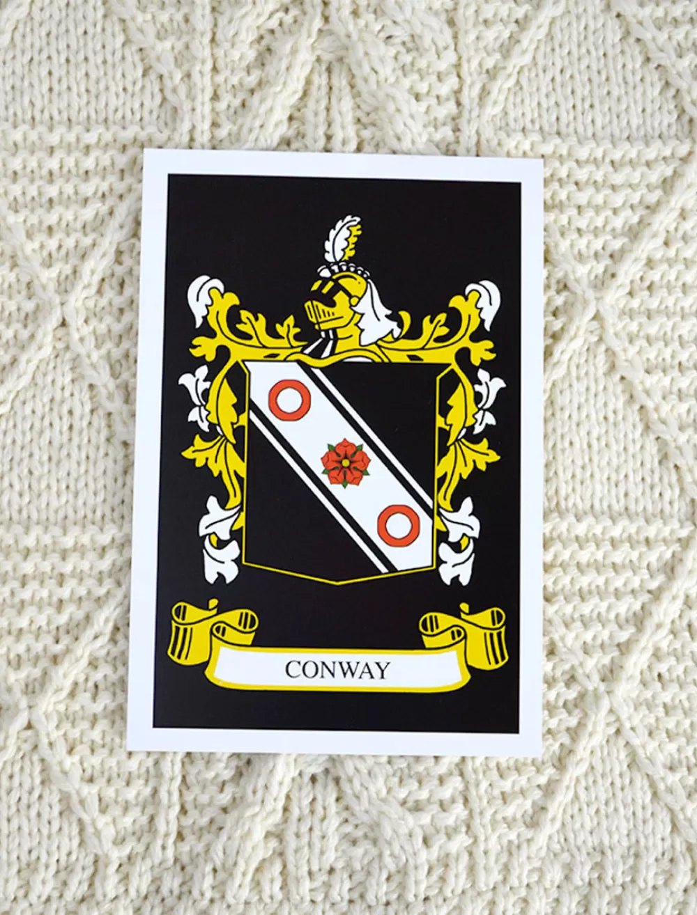 Clearance Conway Clan Aran Throw Clan Throws