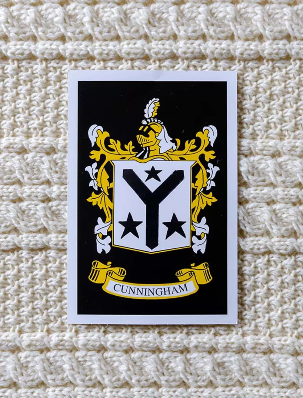 New Cunningham Clan Aran Throw Clan Throws