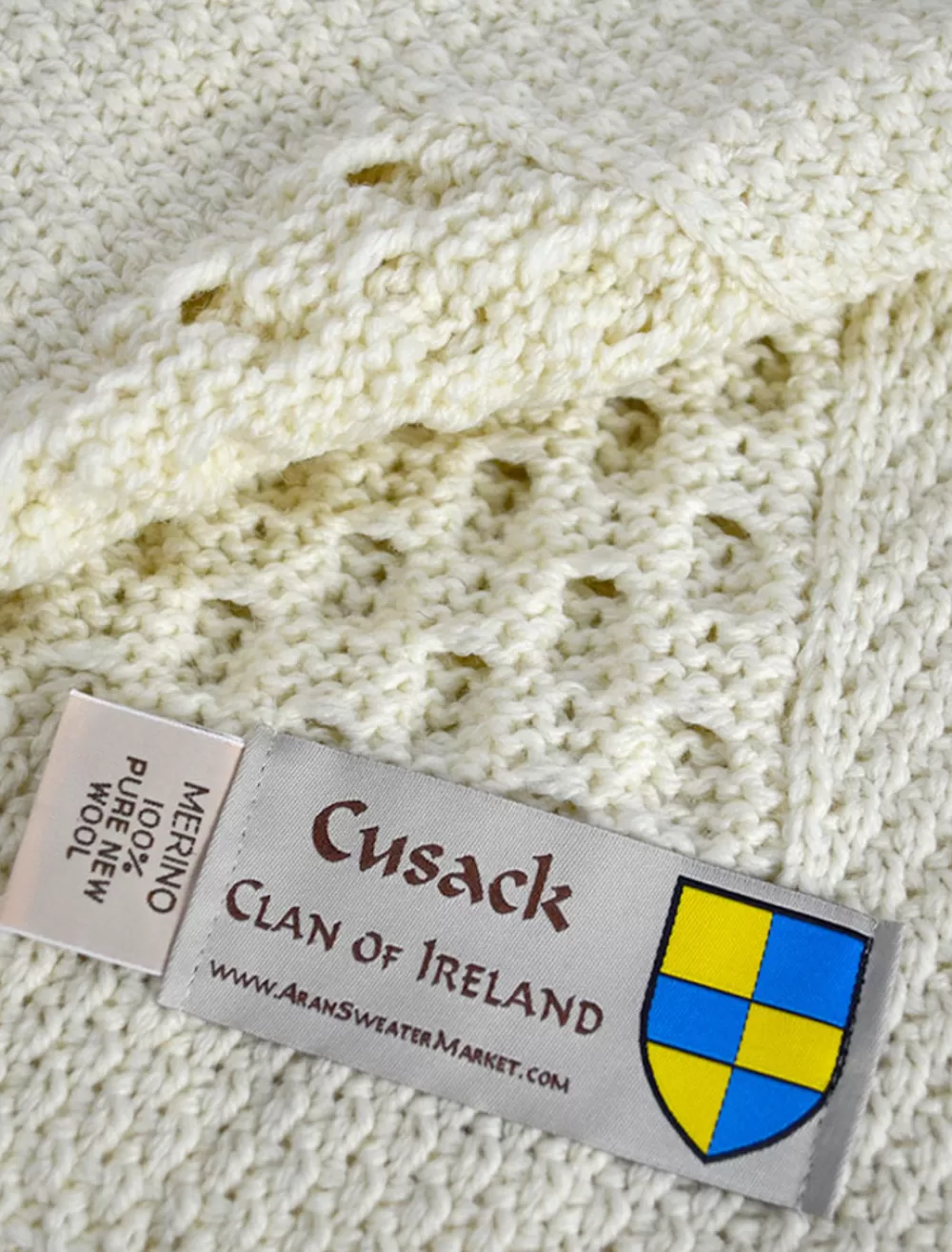 Best Cusack Clan Aran Throw Clan Throws