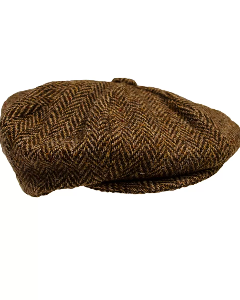 Hot Donegal Tweed Mens Gatsby Cap - Brown Irish Flat Caps