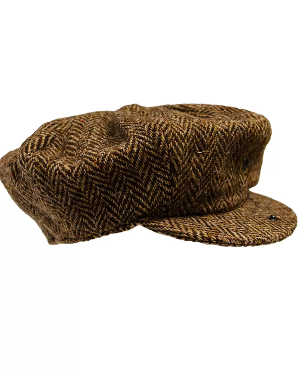 Hot Donegal Tweed Mens Gatsby Cap - Brown Irish Flat Caps