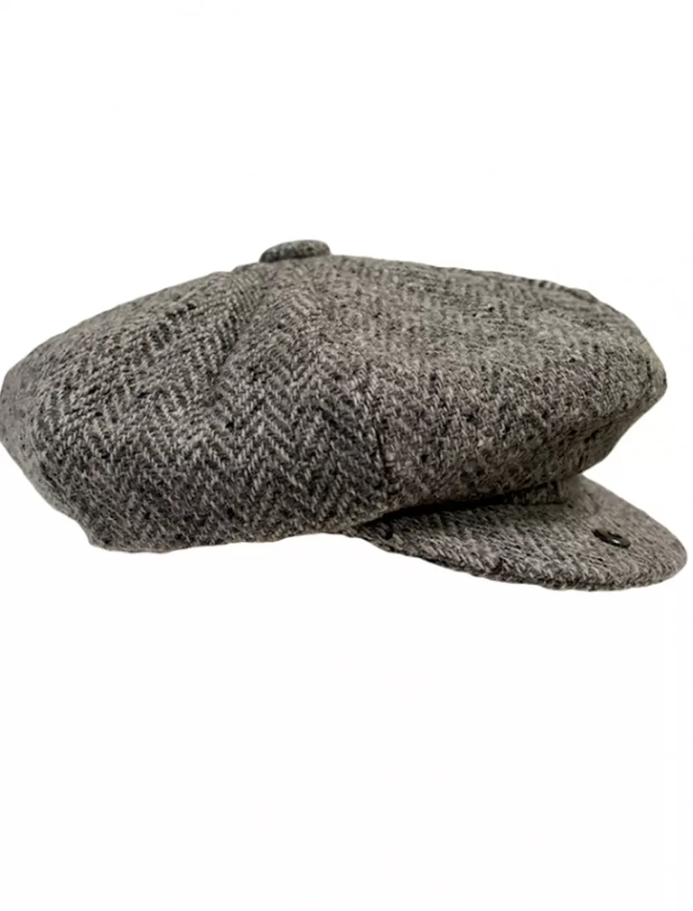 Cheap Donegal Tweed Mens Gatsby Cap - Silver Irish Flat Caps