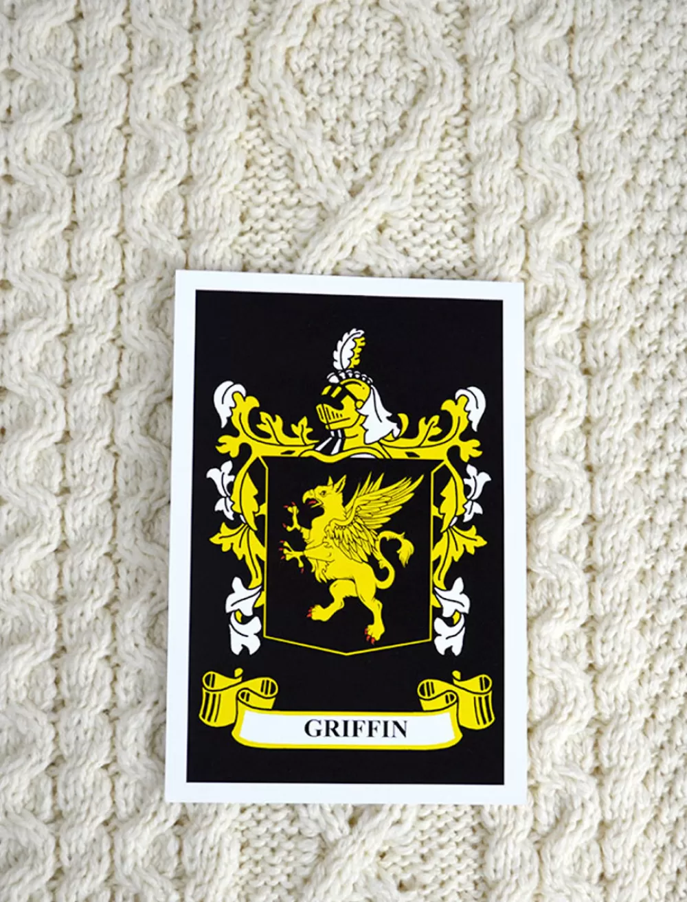 New Griffin Clan Aran Throw Clan Throws