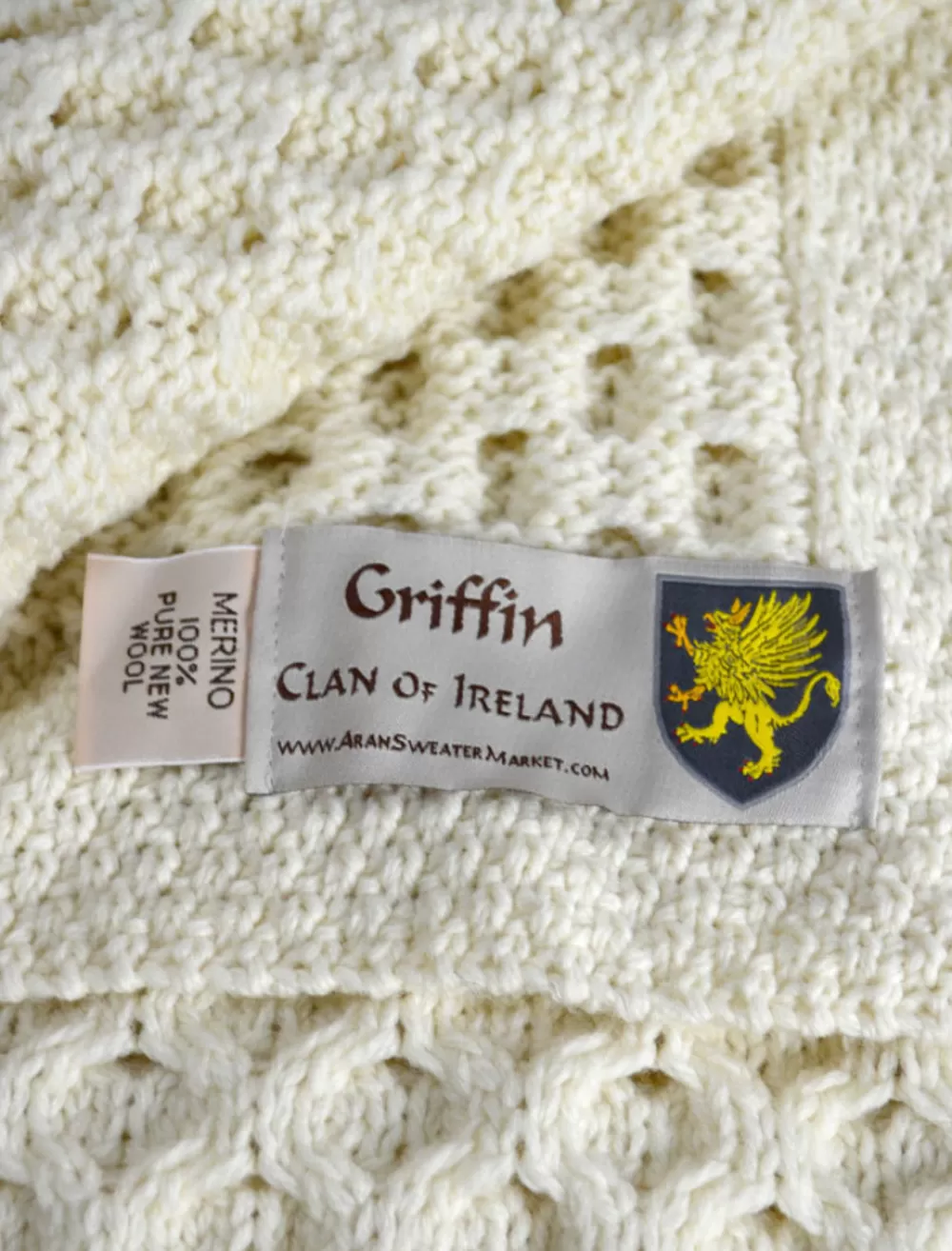 New Griffin Clan Aran Throw Clan Throws