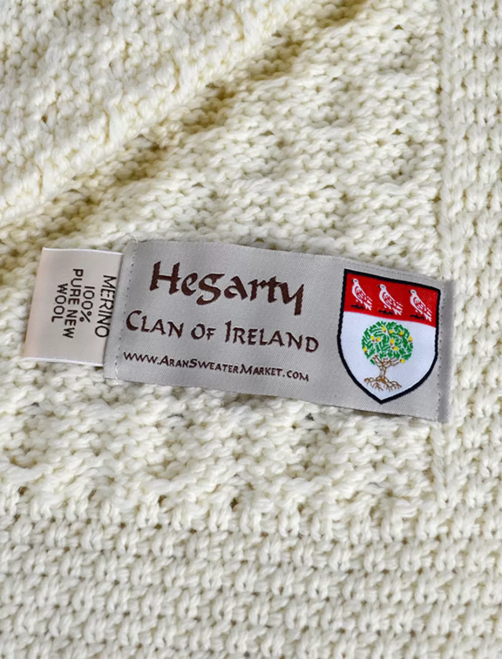 Cheap Hegarty Clan Aran Throw Clan Throws