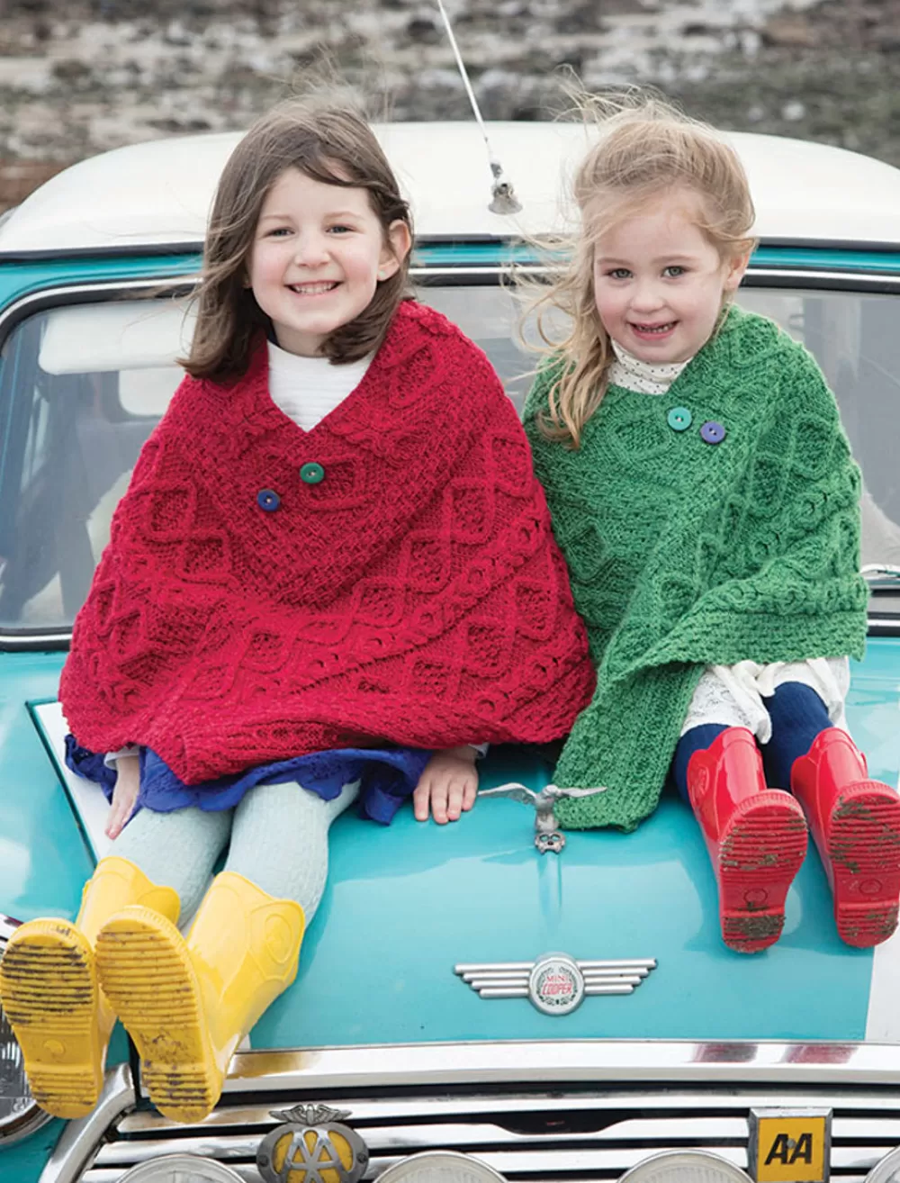 Shop Kids Aran Poncho Kids Sweaters, Cardigans & Jackets