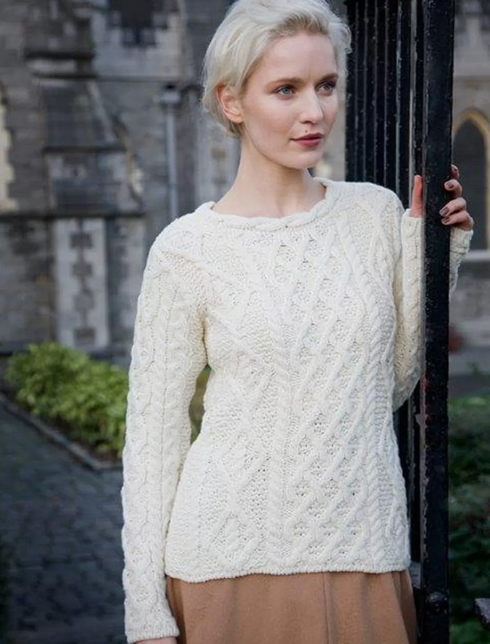 Shop Lambay Aran Sweater for Women Women Sweaters