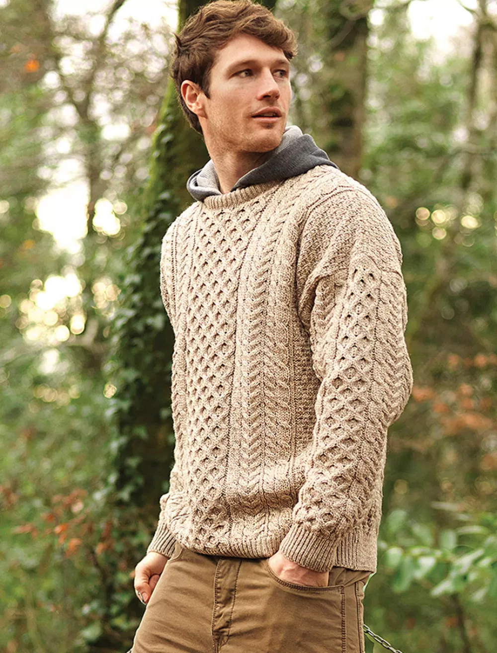 Store Men's Merino Aran Sweater Sweaters