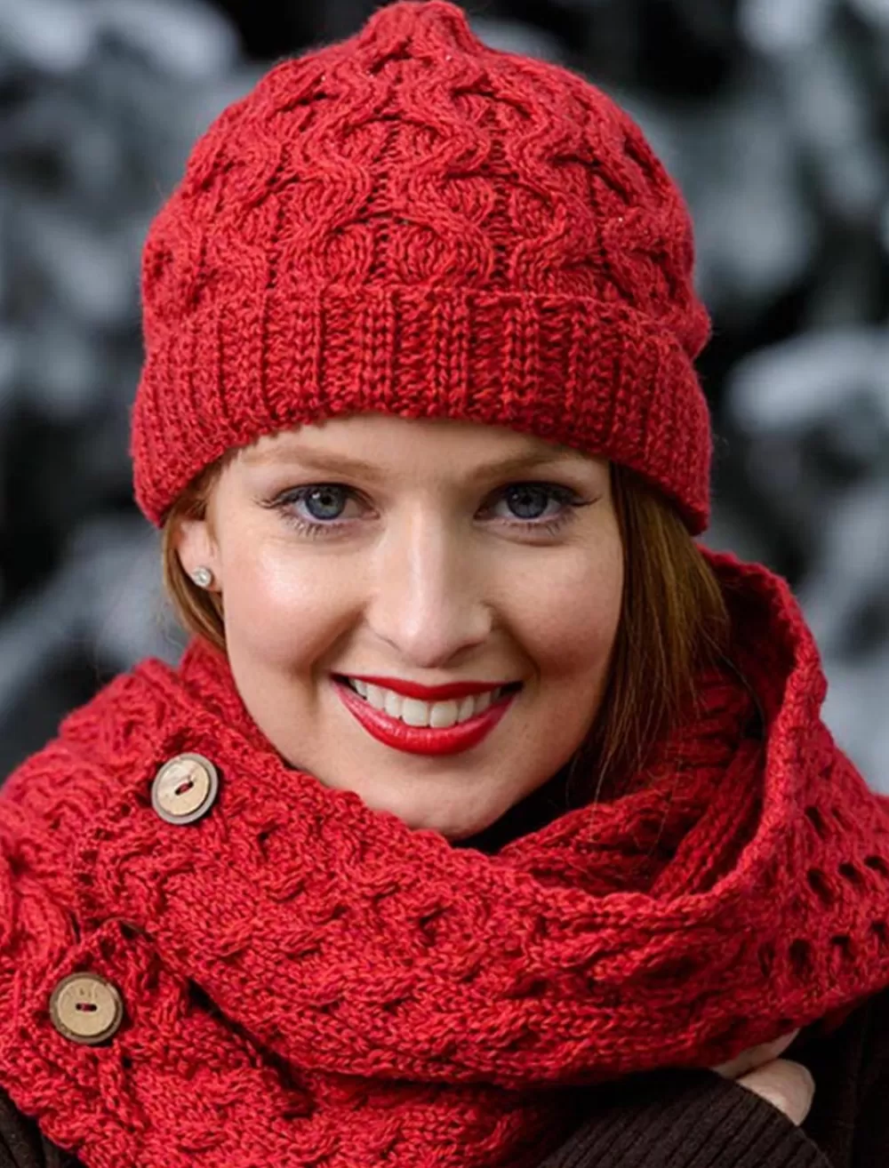 Cheap Merino Wool Cable Knit Hat Women Irish Wool Hats | Caps & Hats