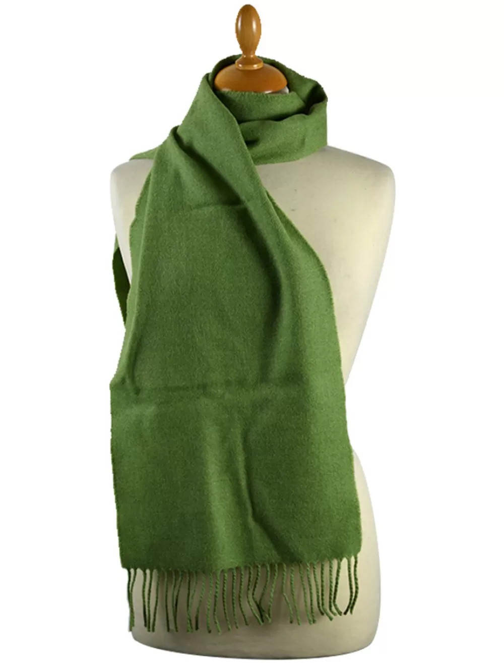 Flash Sale Narrow Lambswool Checked Scarf - Apple Green Women Plaid & Tartan Scarves | Lambswool Scarves