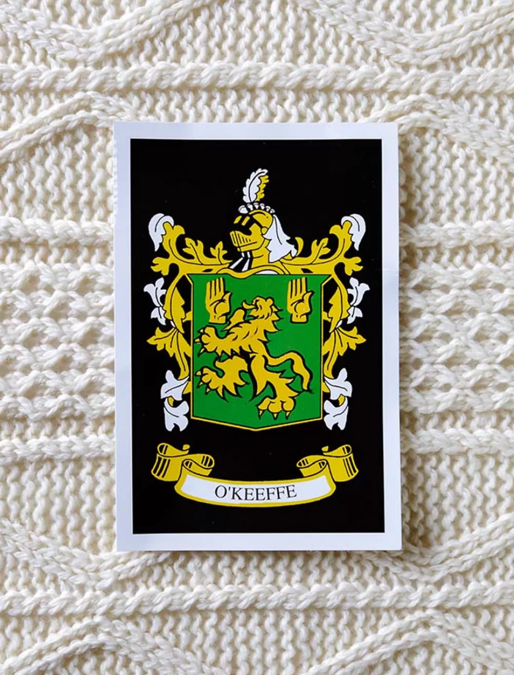 Discount O'Keeffe Clan Aran Throw Clan Throws