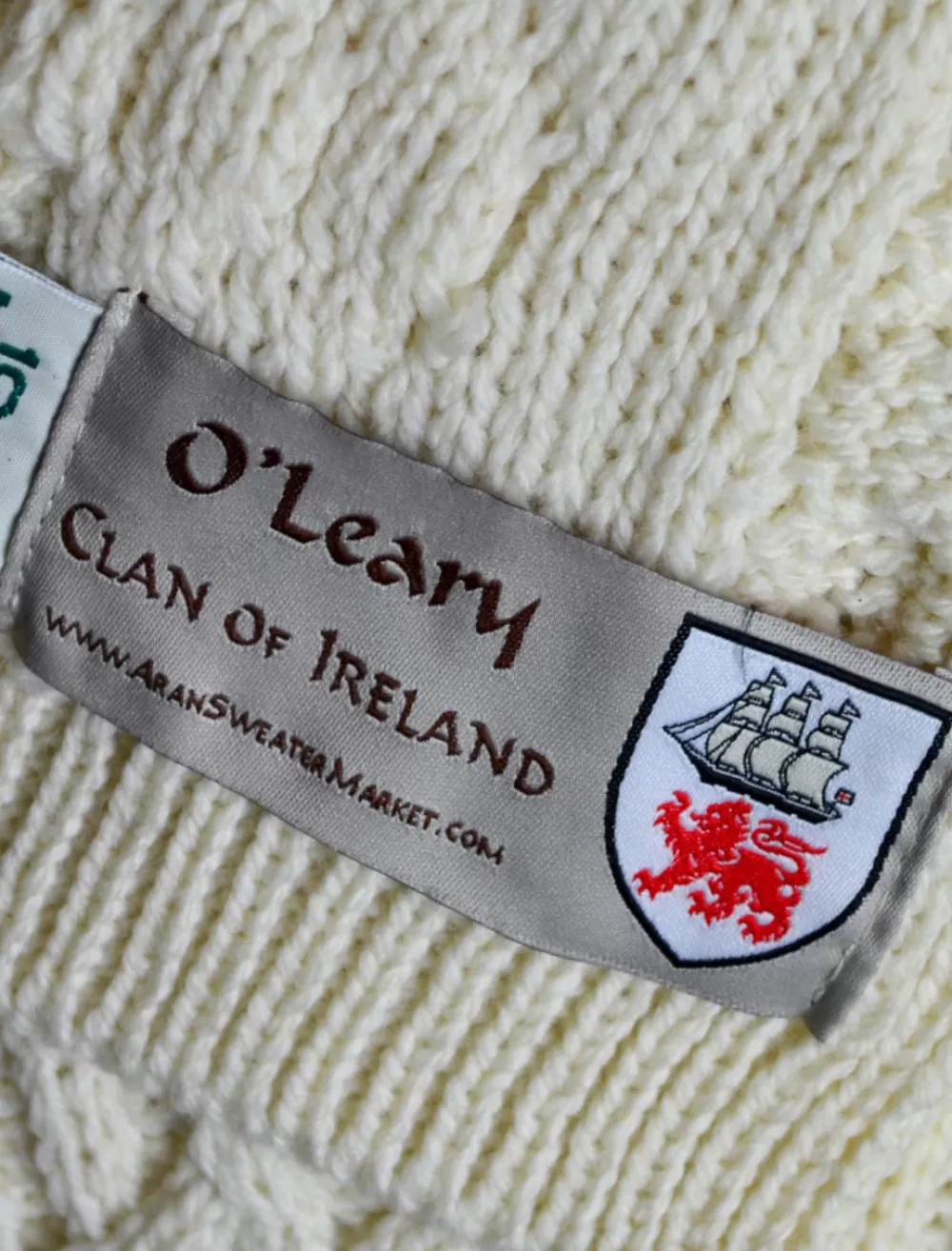 Clearance O'Leary Clan Aran Throw Clan Throws