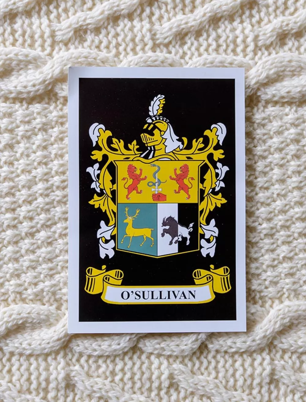 Shop O'Sullivan Clan Aran Throw Clan Throws