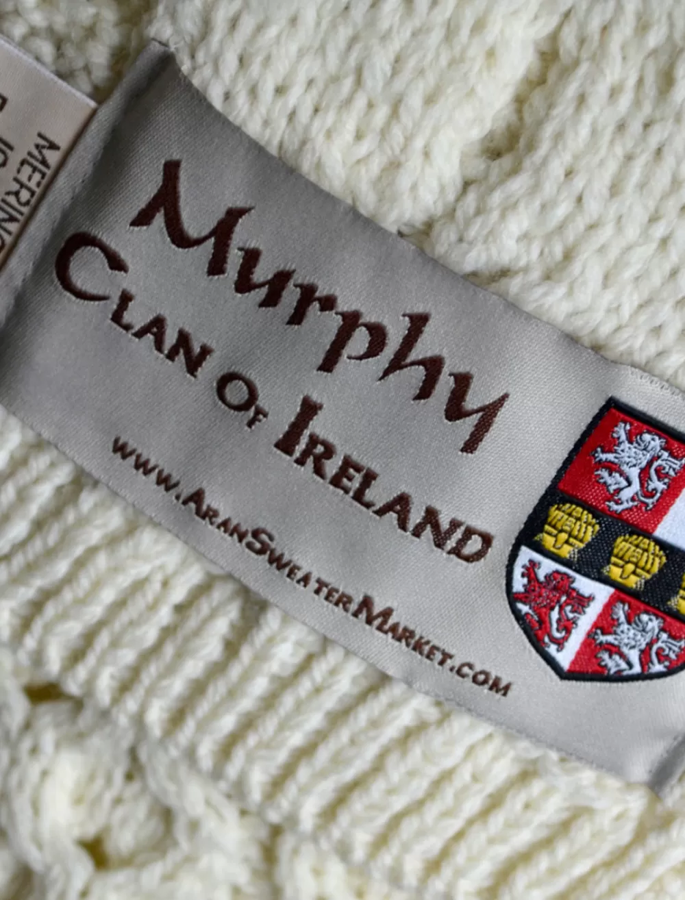 Outlet Premium ClanAran Scarf - Find Your Clan Women Knitted Wool Scarves | Knitted Wool Scarves