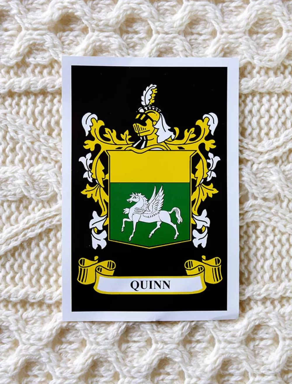 New Quinn Clan Aran Throw Clan Throws