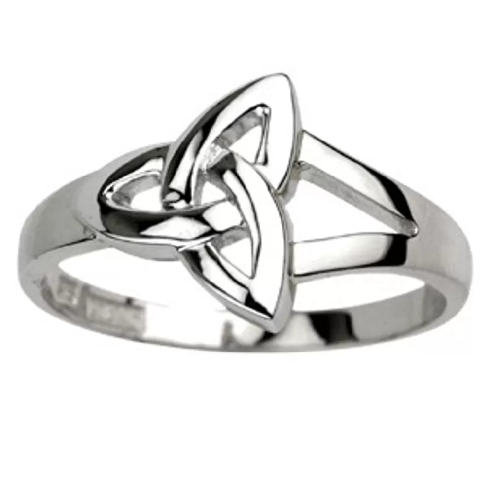 Shop Sterling Silver Plain Trinity Knot Ring Women Jewelry | Jewelry