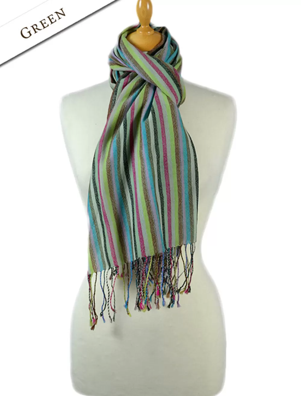 Outlet Striped Scarf Women Striped Scarves | Striped Scarves