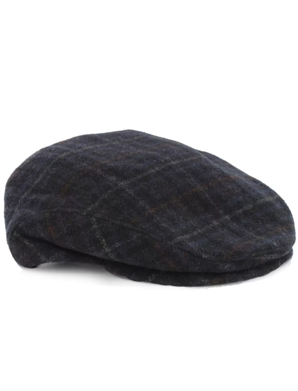 Cheap Trinity Tartan Flat Cap - Navy Irish Flat Caps