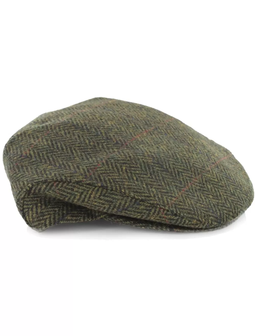 Online Trinity Tweed Flat Cap - Forest Green Irish Flat Caps