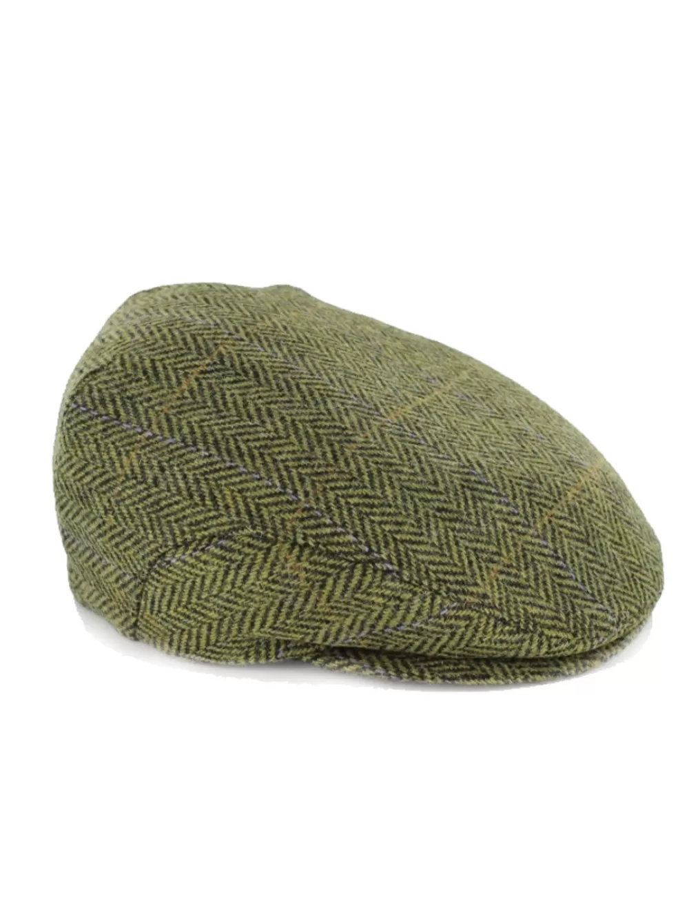 Fashion Trinity Tweed Flat Cap - Green Irish Flat Caps