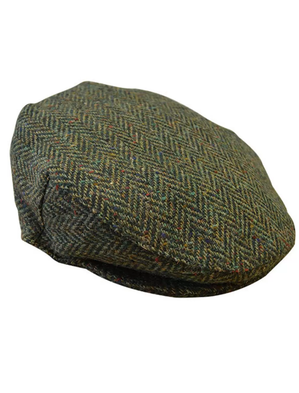 Store Tweed Flat Cap - Green Irish Flat Caps