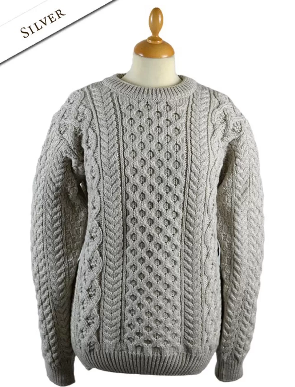 Online Women's Oversized Wool Cashmere Aran Sweater Women Sweaters