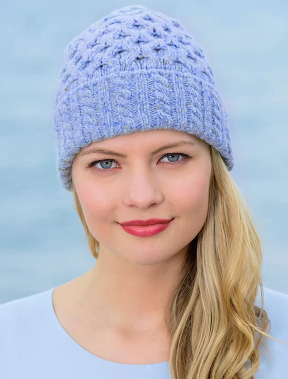 Hot Women's Wool Cashmere Aran Honeycomb Hat Women Caps & Hats