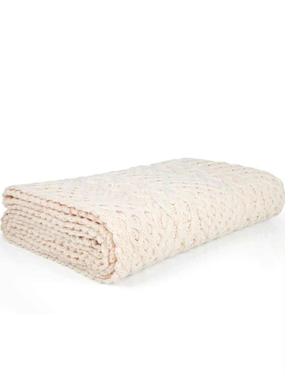 Store Wool Cashmere Aran Throw Knitted Wool Throws